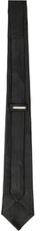 Deadwood Black Timo Leather Neck Tie