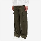 Valentino Men's Relaxed Fit Cargo Pants in Olive