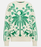 Alanui - Explosion of Nature jacquard sweater