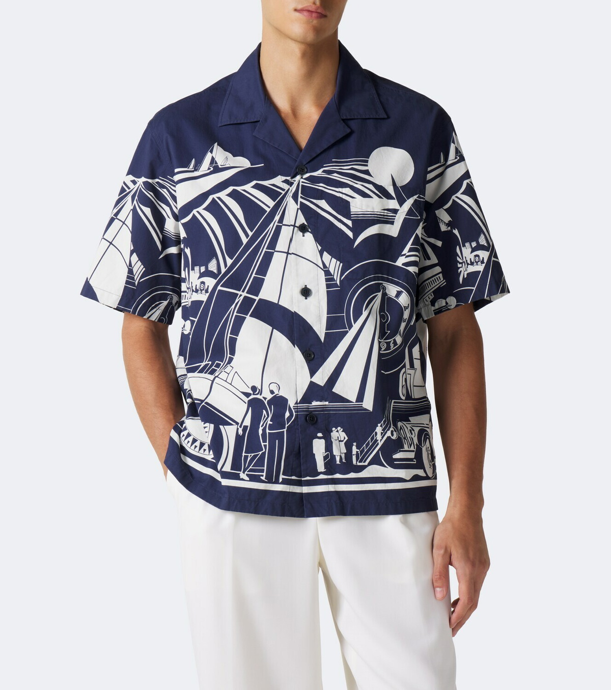 Ralph Lauren Purple Label Printed cotton shirt
