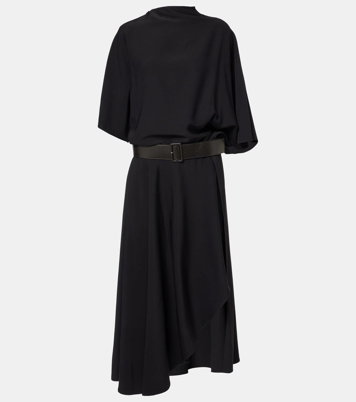 knee length dresses for ladies Alaia Midi Wrap Dress