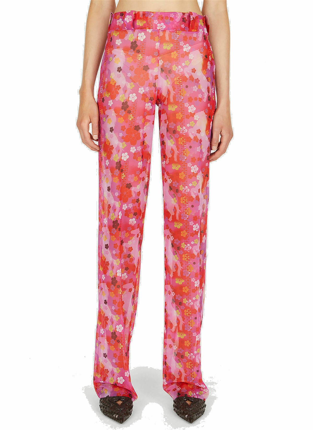 Photo: Pony Print Office Pants in Pink