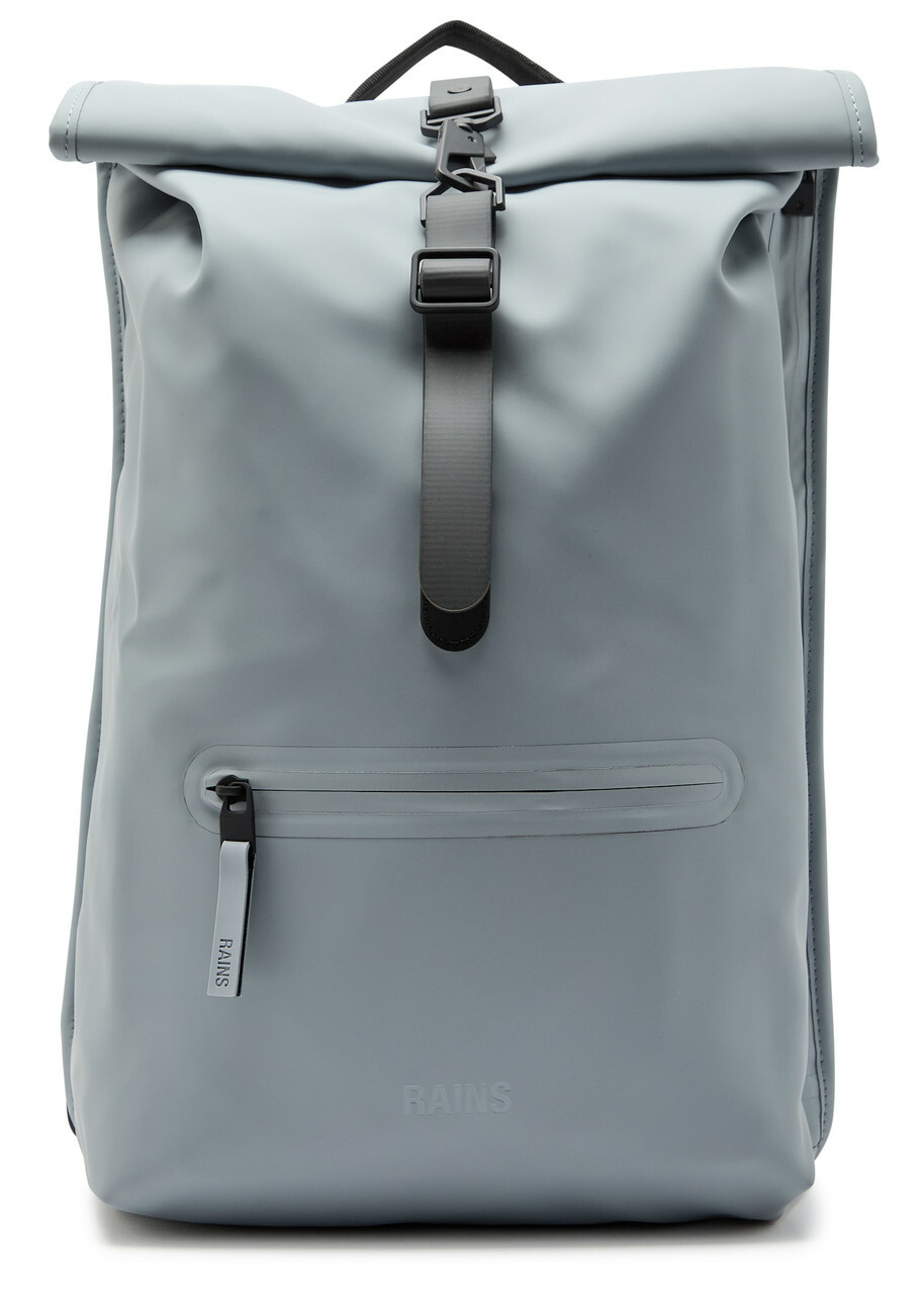 Rains Rolltop Waterproof Backpack - Blue - One Size