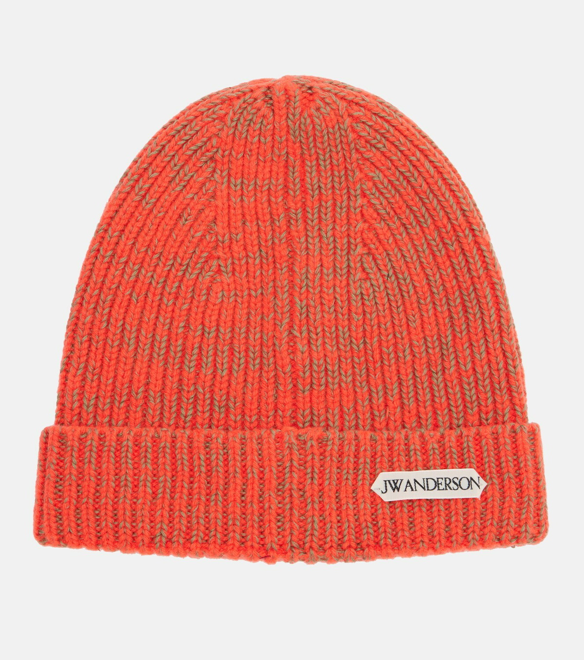 JW Anderson Ribbed-knit wool and cotton beanie