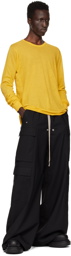 Rick Owens Yellow Porterville Basic Long Sleeve T-Shirt