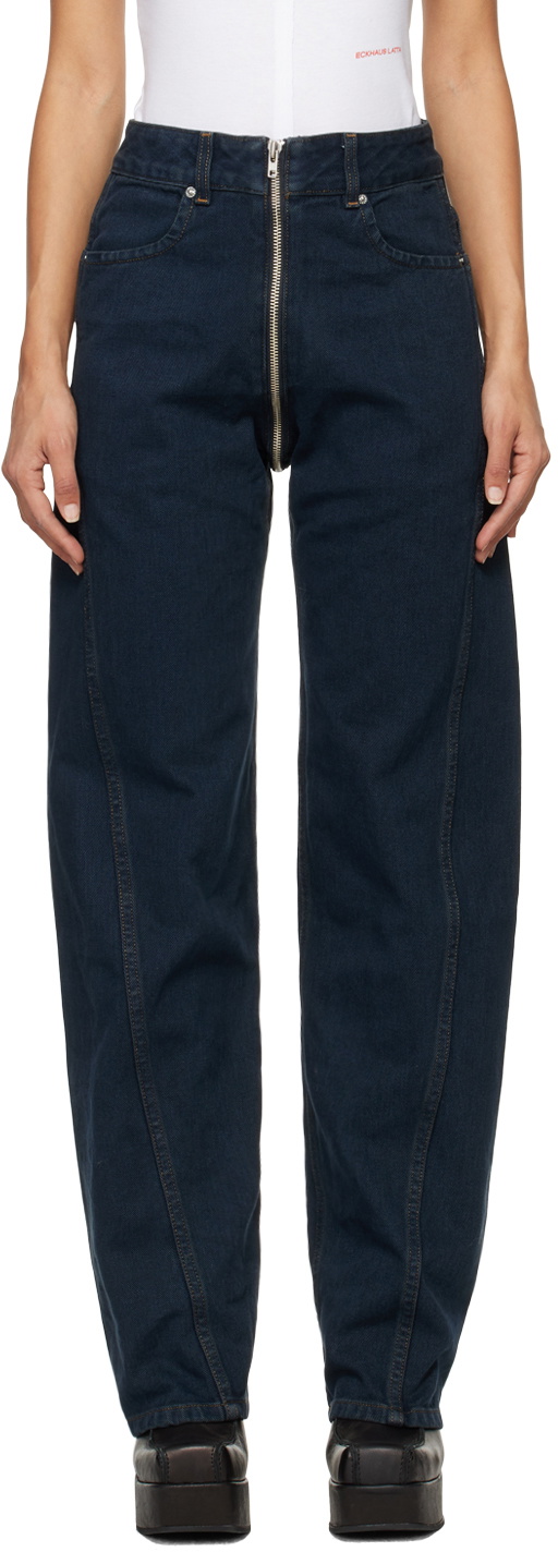 Eckhaus Latta Indigo Goodtime Jeans Eckhaus Latta