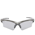 Le Specs x No Problemo Pluto Sunglasses in Silver Chrome/Smoke Tint 
