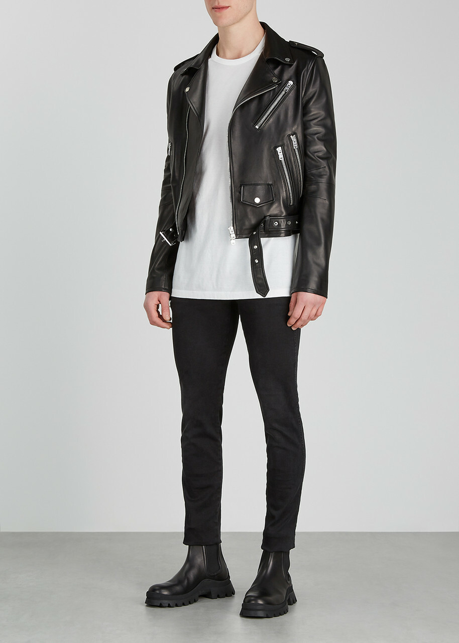 Replay Anbass Hyperflex Clouds Slim-leg Jeans Black