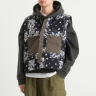 NOMARHYTHM TEXTILE Men's Reversible Work Vest in Gray