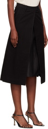 GIA STUDIOS Black Grace Midi Skirt