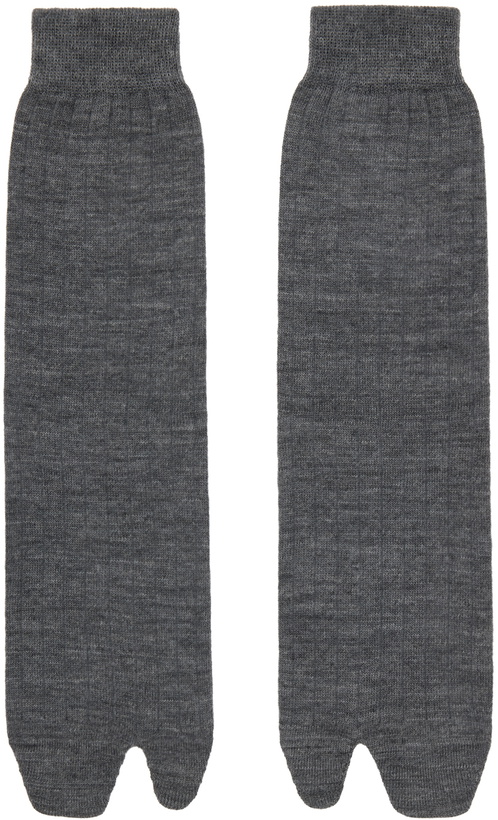 Photo: Maison Margiela Gray Tabi Socks