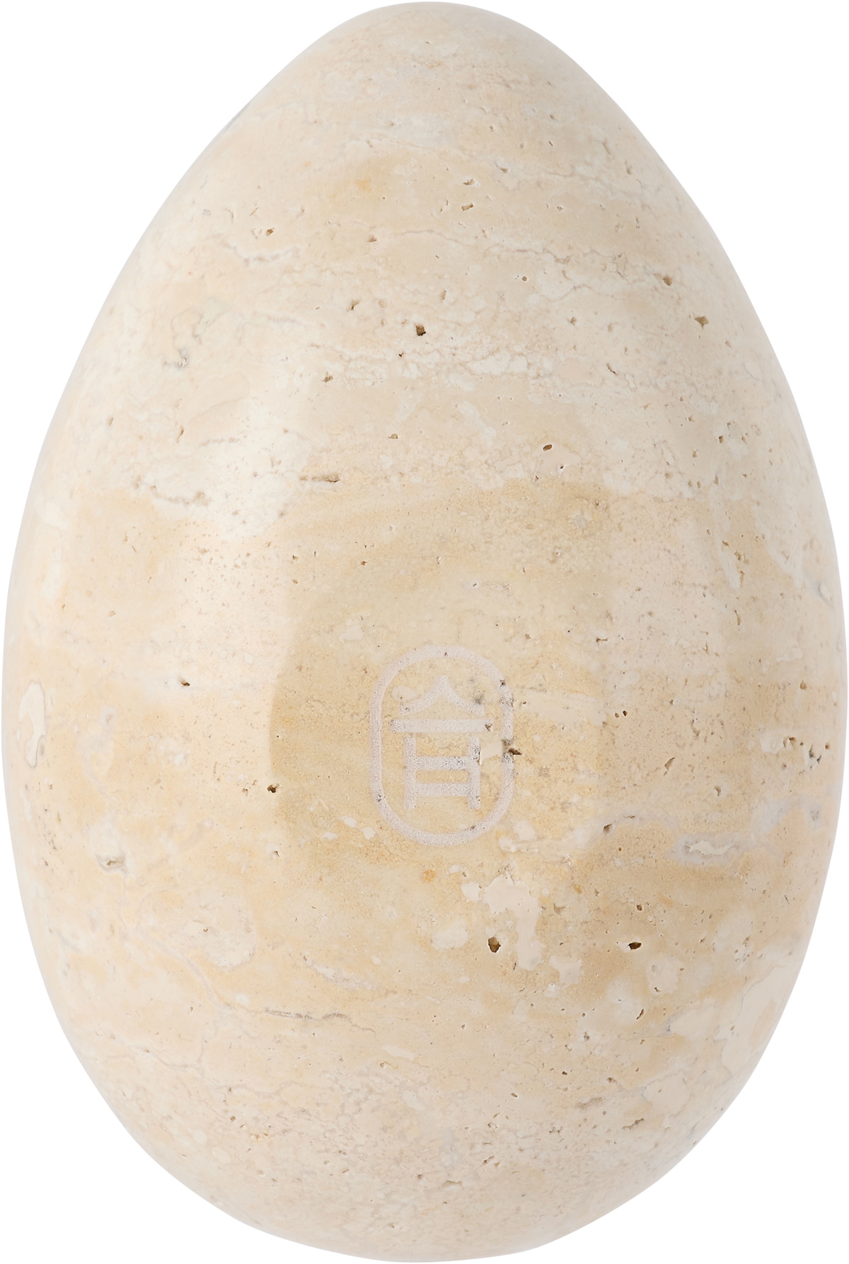 Binu Binu Beige Marble Sauna Egg Cup