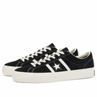 Converse One Star Academy Pro Suede Sneakers in Black/Egret