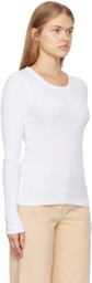 House of Dagmar White Vita Long Sleeve T-Shirt