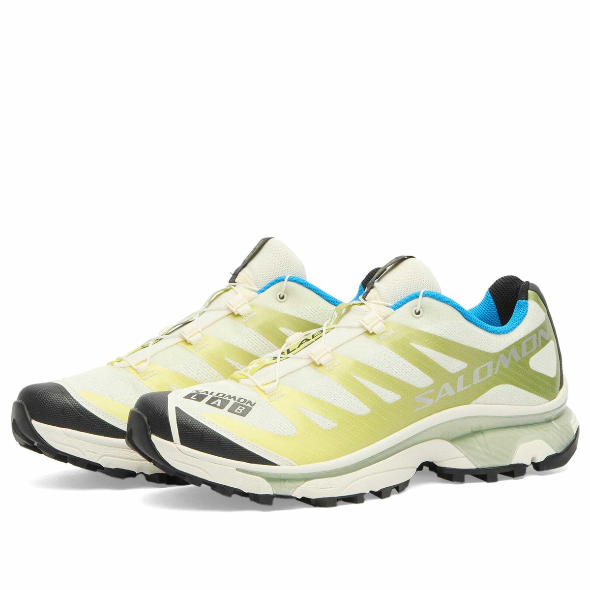 Salomon XT-4 OG Sneaker in Vanilla Ice/Black/Clearly Aqua
