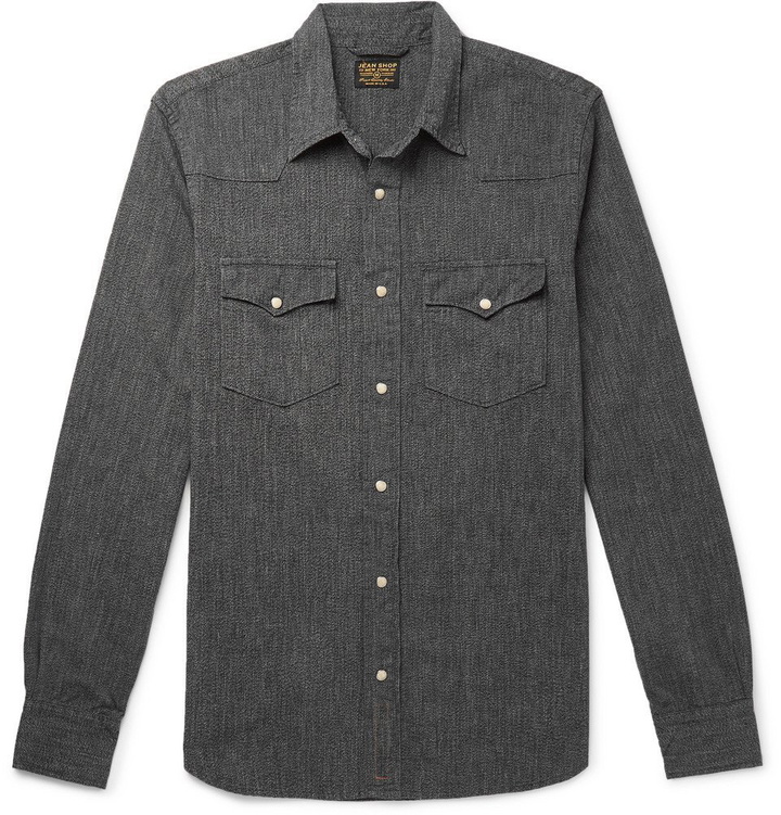 Photo: Kingsman - Jean Shop Denim Shirt - Gray