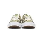 Converse Beige and Black One Star Archive Print Low Top Sneakers