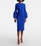 Roksanda Margot crêpe midi dress