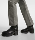 Hogan Leather Chelsea boots