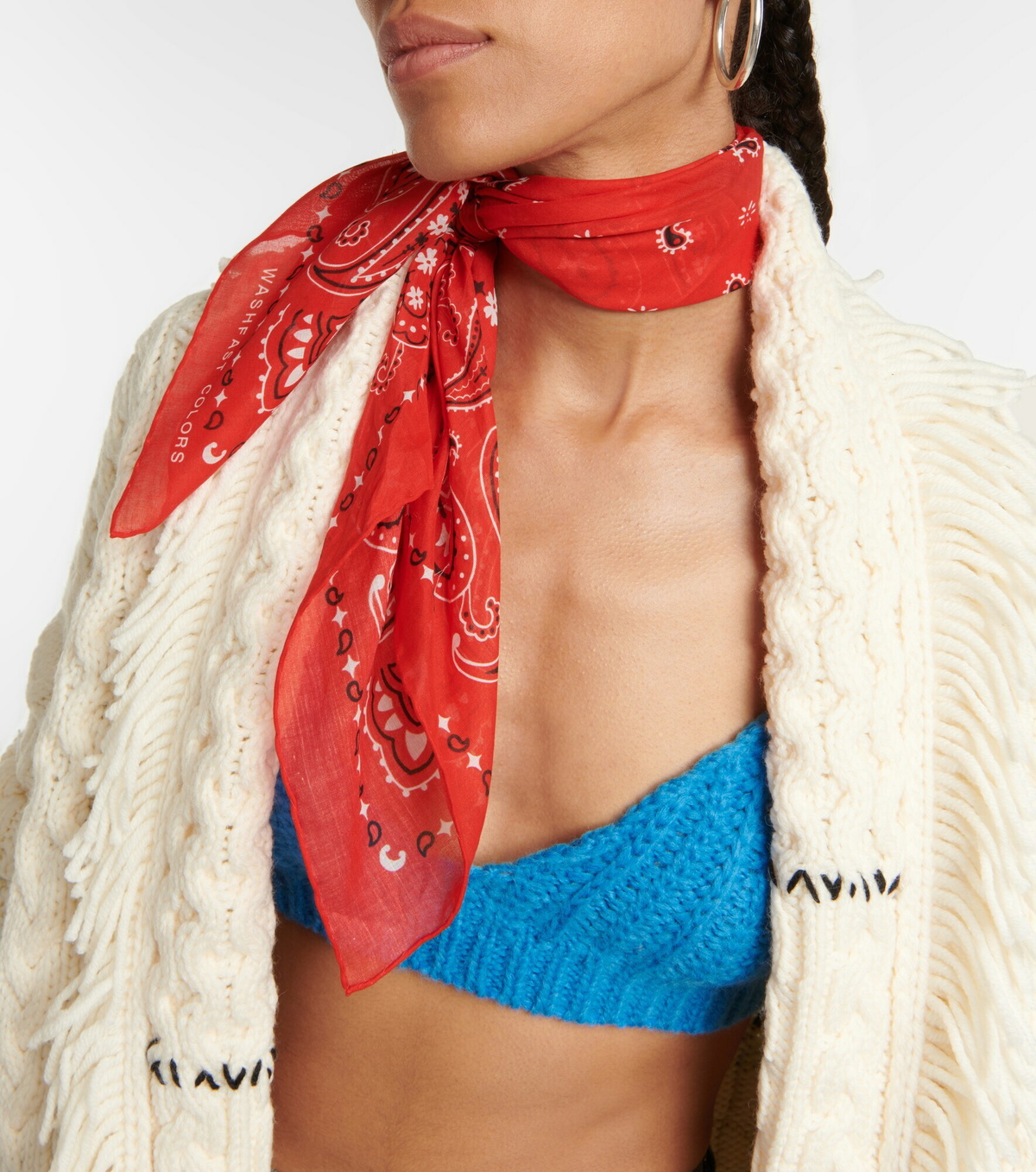 Alanui - Paisley cotton scarf