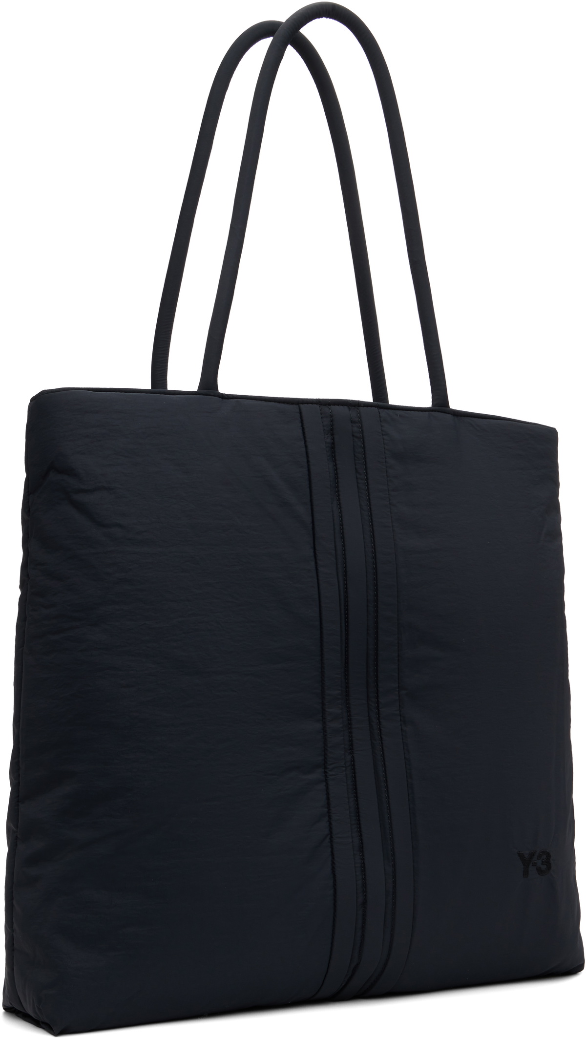Y-3 Black 'Y-3' Padded Tote