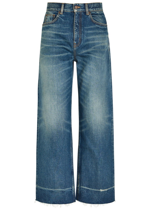 Photo: Chloe Distressed Straight-leg Jeans Denim