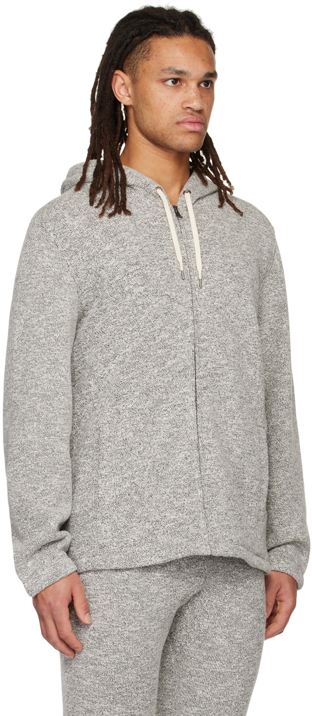 Vince Black & Off-White Marble Hoodie