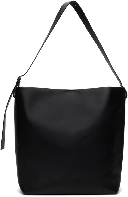 Photo: Jil Sander Black Square Belt Large Bag