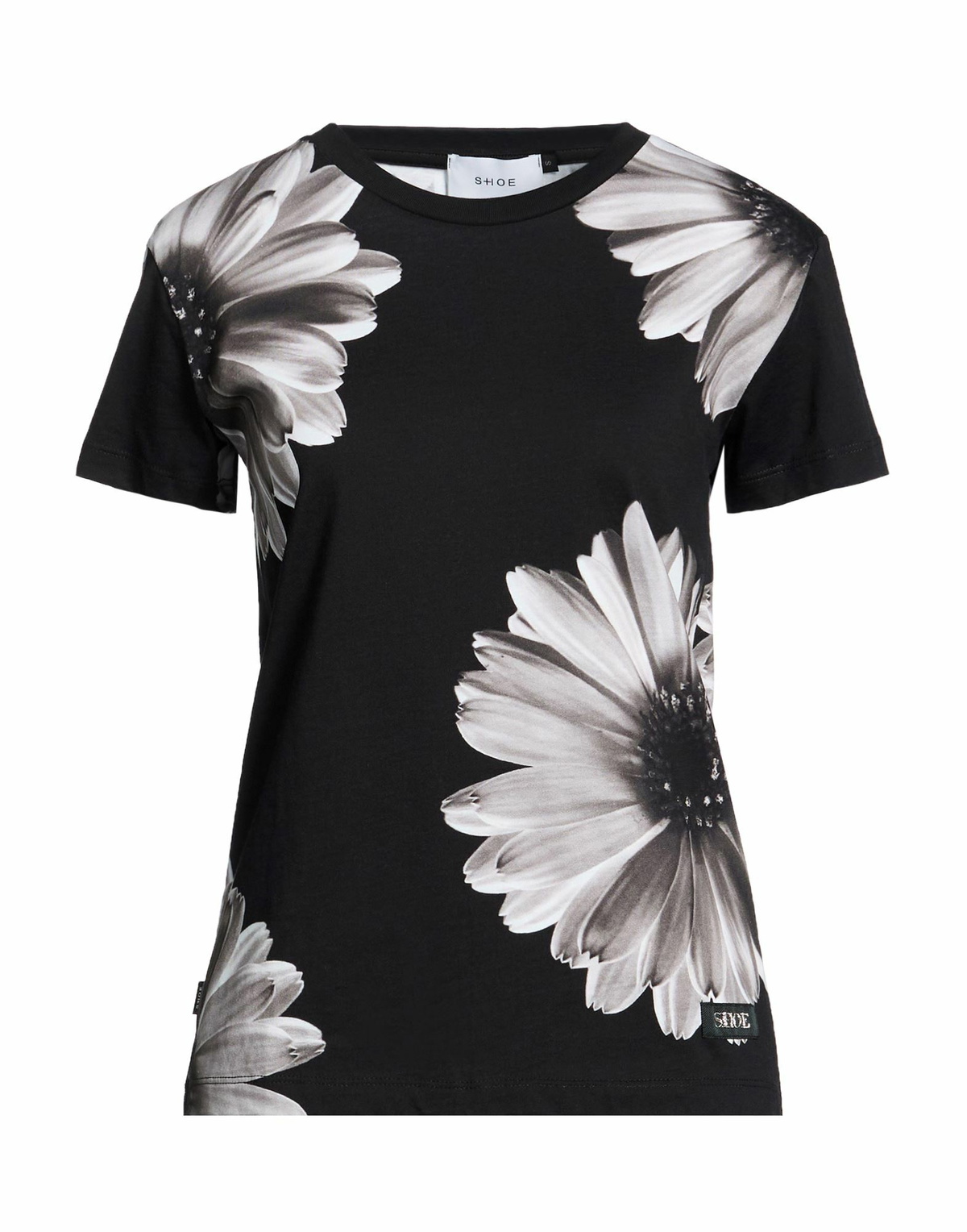 Shoe Womens T-shirt in Black