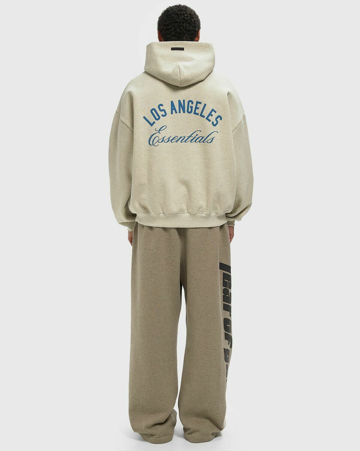 Fear of God Essentials DODGERS SPORT HOODIE Grey Mens Hoody Fear Of God ...
