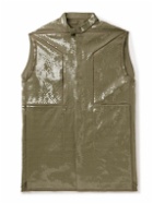 Rick Owens - Sequin-Embellished Cotton-Poplin Gilet - Brown