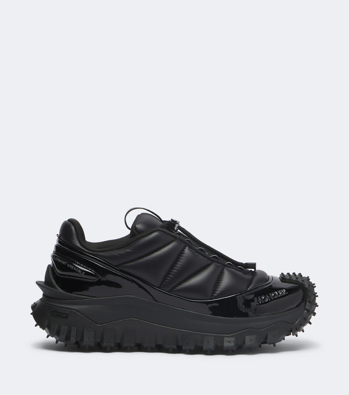 Moncler Trailgrip Puffer leather-trimmed sneakers