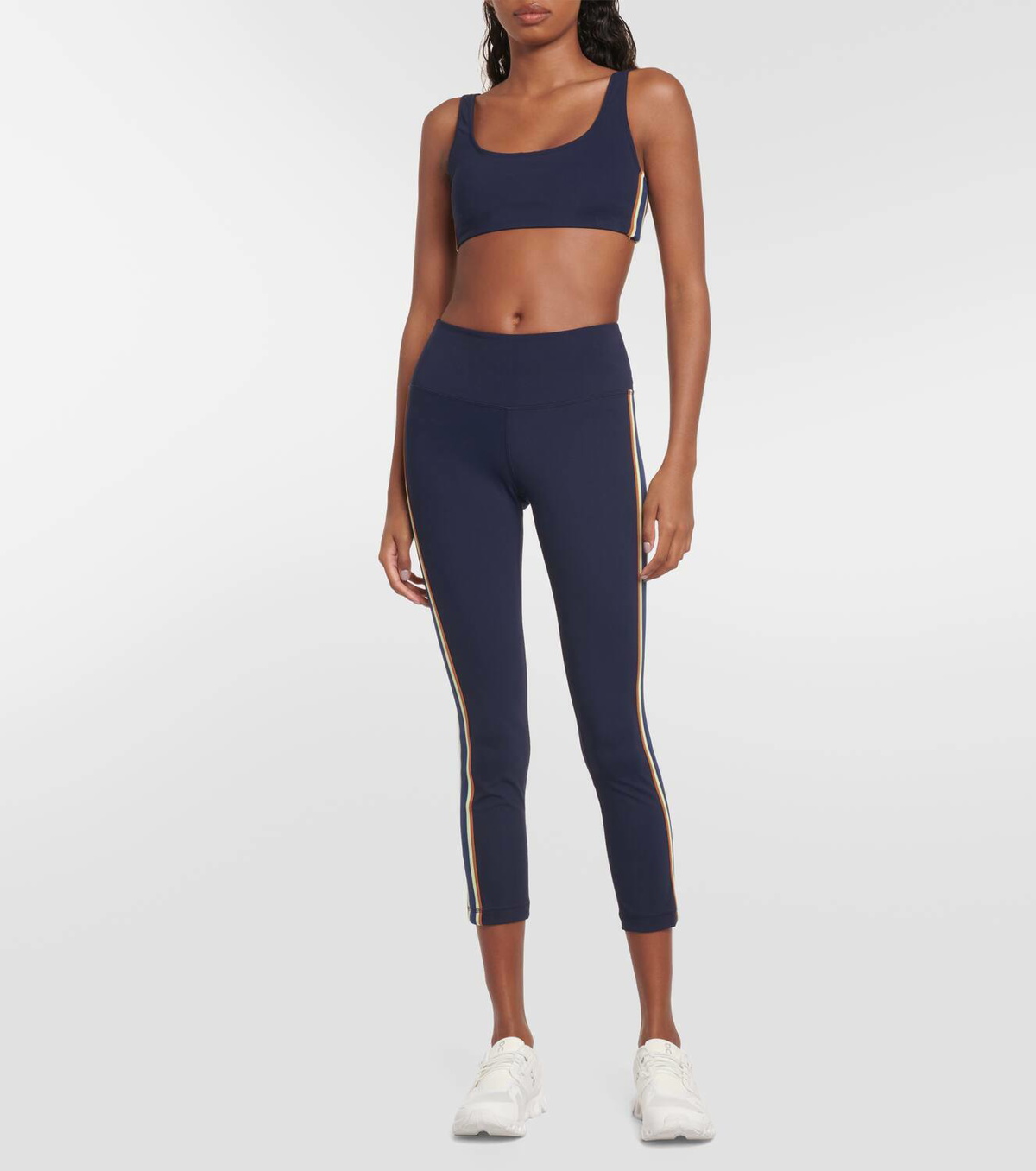 Tory Sport Striped sports bra