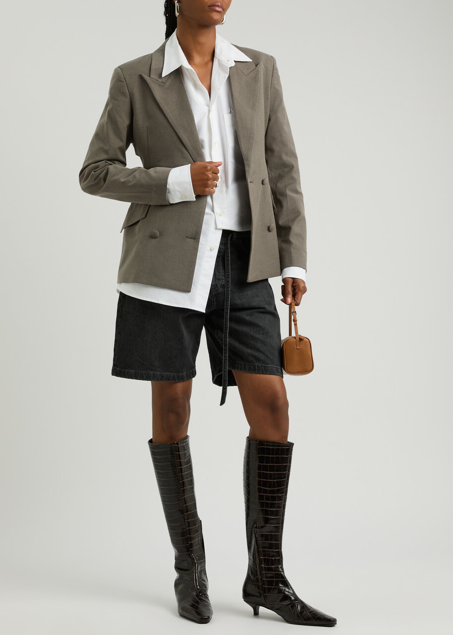 Remain BY Birger Christensen Twill Blazer Grey