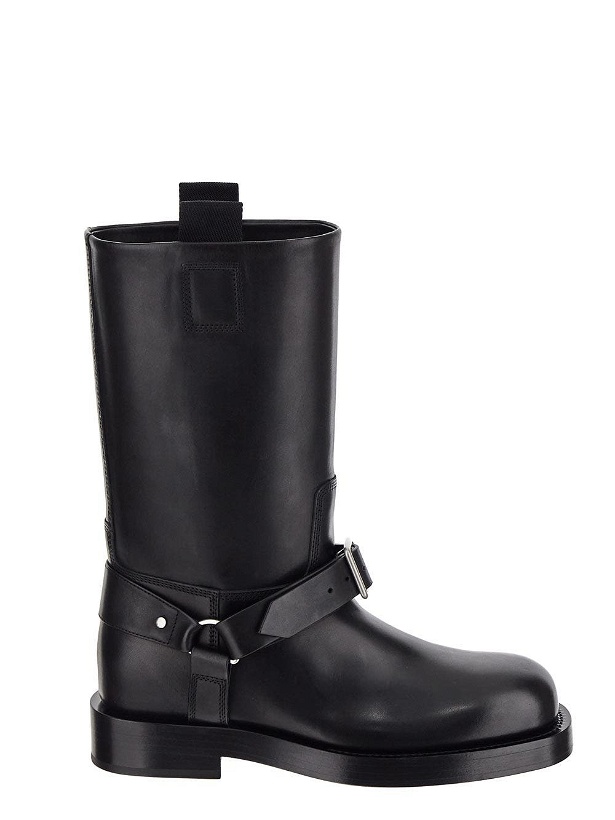 Photo: Burberry Leather Saddle Low Boots