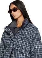 Miu Miu Eyewear Brown Rectangular Sunglasses