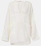 Asceno Oversized linen top