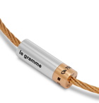 Le Gramme - 9G 18-Karat Gold and Sterling Silver Cable Bracelet - Gold