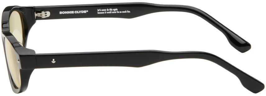 BONNIE CLYDE SSENSE Exclusive Black Roller Coaster Sunglasses