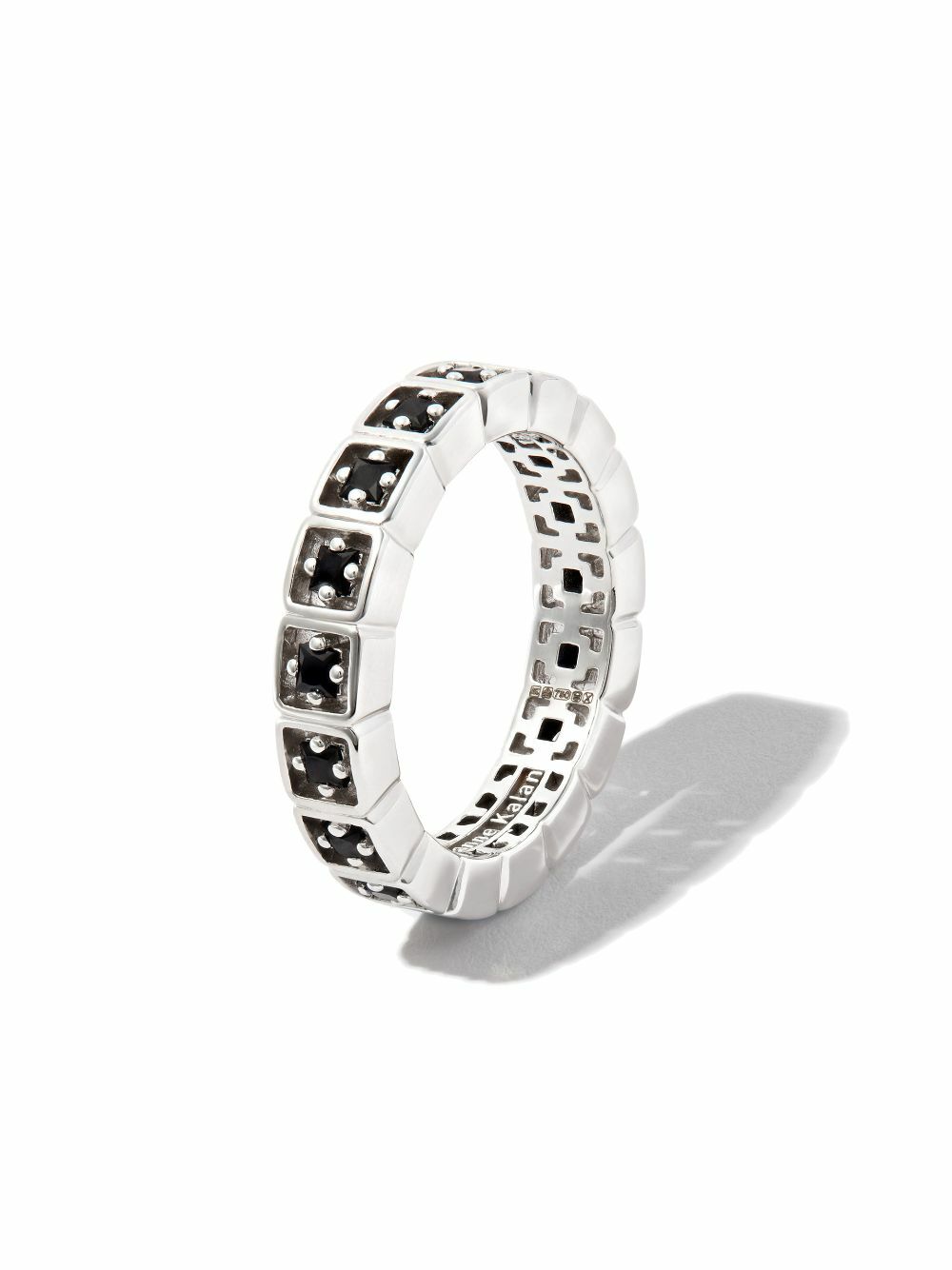 Suzanne Kalan 18K White Gold Mini Sapphire Ring