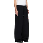 LU'U DAN Black Blacklisted Gym Sweatpants