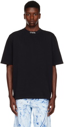 Heron Preston Black Embroidered T-Shirt