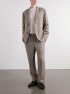 James Perse - Straight-Leg Linen Suit Trousers - Neutrals