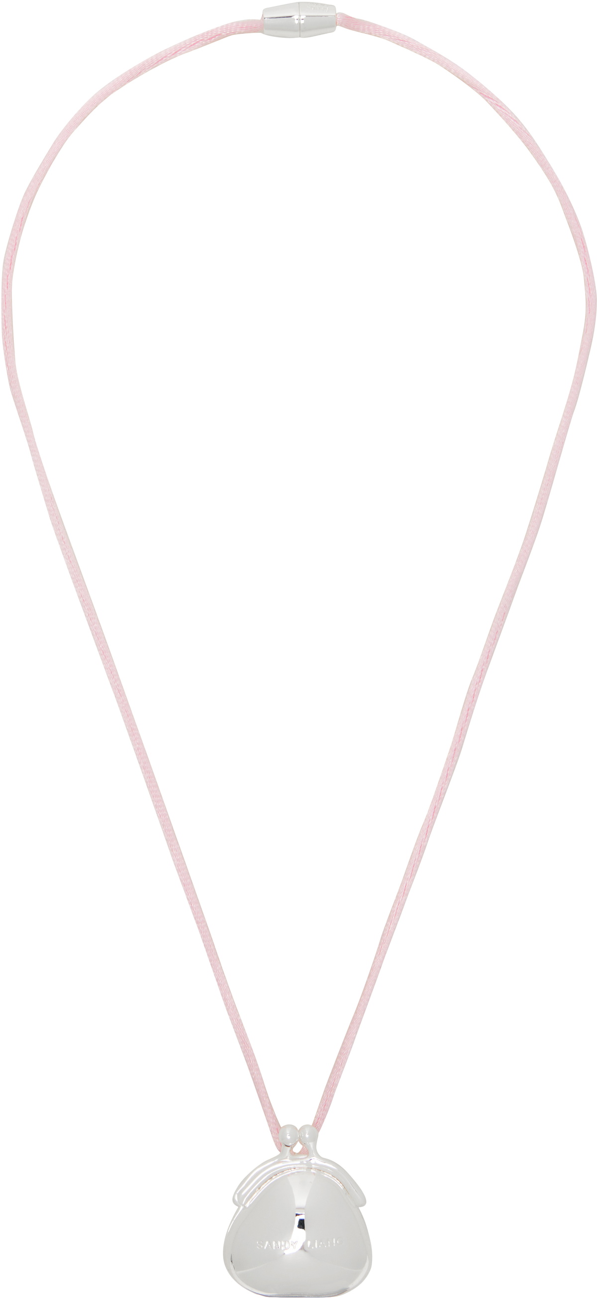 【関税込み】Sandy Liang ピンク＆シルバー Gateaux ネックレス Sandy Liang Pink & Silver Gateaux Necklace Sandy Liang