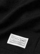 Visvim - Sport Weller Logo-Appliquéd Wool-Blend Jersey Polo Shirt - Black