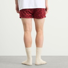SKIMS Men's Sateen Sleep Boxers in Red Heart Halfdrop