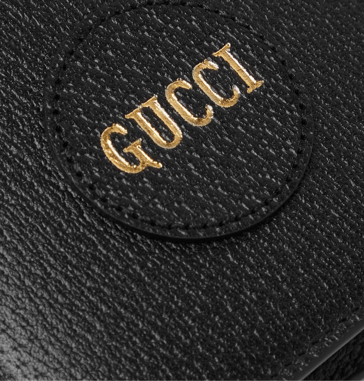 GUCCI - Logo-Print Full-Grain Leather Billfold Wallet - Black