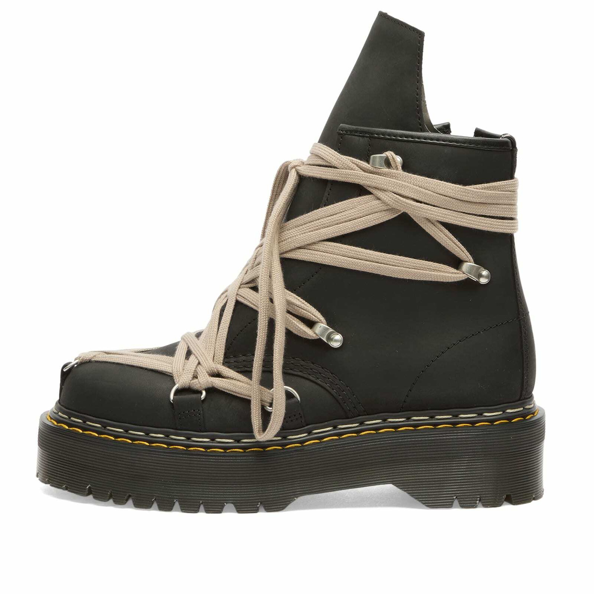 Rick Owens Black Bauhaus Wader Bogun Boots Rick Owens