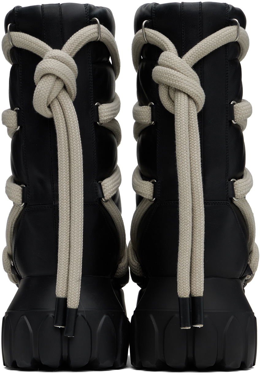 Rick Owens Black Porterville Lunar Mega Tractor Boots Rick Owens Rick Owens Black Porterville Lunar Mega Tractor Boots Rick Owens
