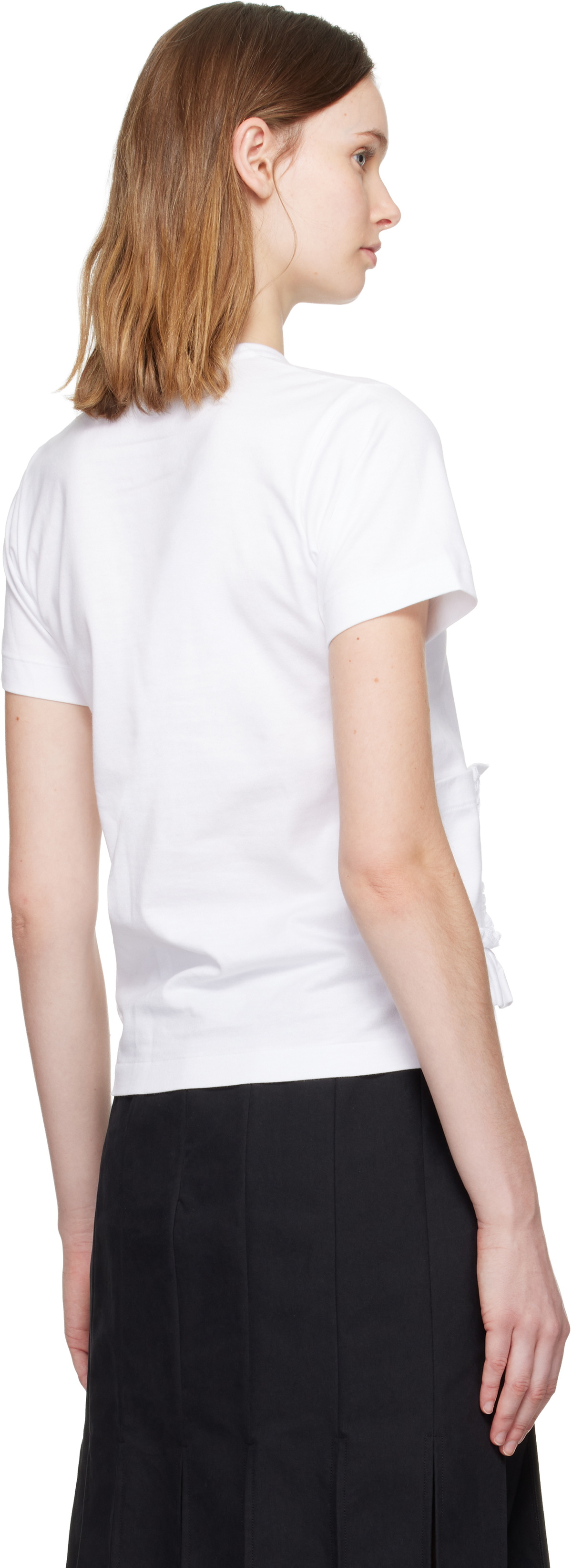 Comme des Garçons Girl White Pocket T-shirt